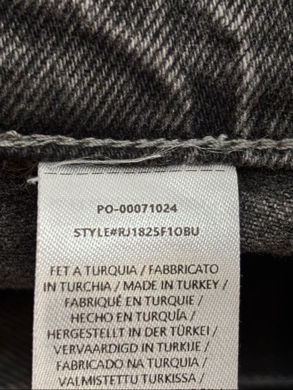 rag & bone Melina Patch Pockets Wide Leg Washed Gray Jeans Size 28 - Picture 14 of 16